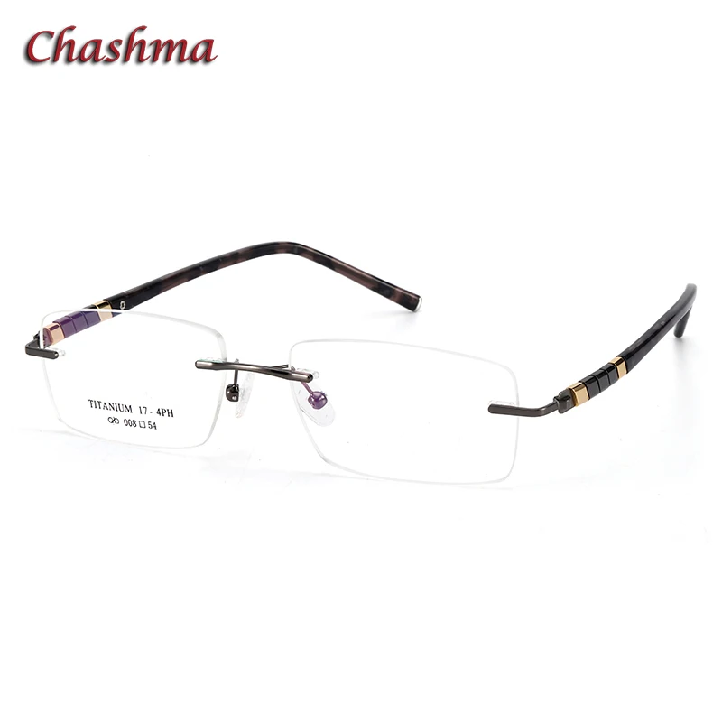 

Rimless Titanium Alloy Eyeglasses Men Ochelari Glasses Myopic Glasses Frame Optical Eyewear Prescription Glasses Frame