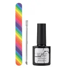 Профессиональный гель для ногтей Набор для удаления лака стальной выталкиватель пилка для ногтей жидкость для снятия лака набор инструментов эффективно работает