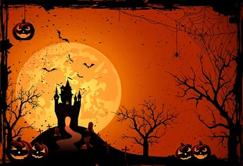 

Magic moon background Photography Halloween 2020 kids fotografia Photo backdrops for Photographer Studio accessories lv-2166
