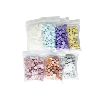 

Octagon pills wax seal beads for wedding invitation sealing 100 pcs/ pack 17 packs