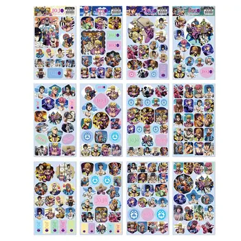 

12Sheets JoJo's Bizarre Adventure Anime Sticker Graffiti Stickers Suitcase Luggage Guitar For Children Toys