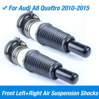 

1 Pair Front Left and Right Air Suspension Shocks Struts For Audi A8 Quattro 2010-2015 Air Spring Absorber 4H0616039AD