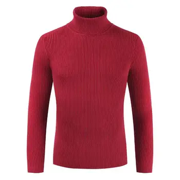 

New-coming Autumn Winter pull homme hiver Turtleneck Pullovers Sweater Primer shirt long sleeve sweater Male водолазка мужская