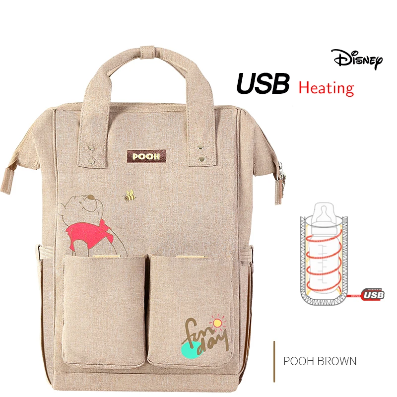 Disney Baby Diaper Nappy Mummy Changing Bag Backpack Set Travel Hospital Bag 