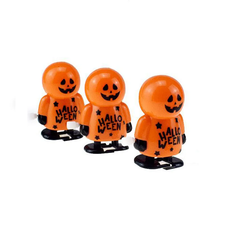 Education For Kids Fun Learning Toys For Children Clockwork Jumping Pumpkin Mechanical Toys Halloween Prank DecorationW815