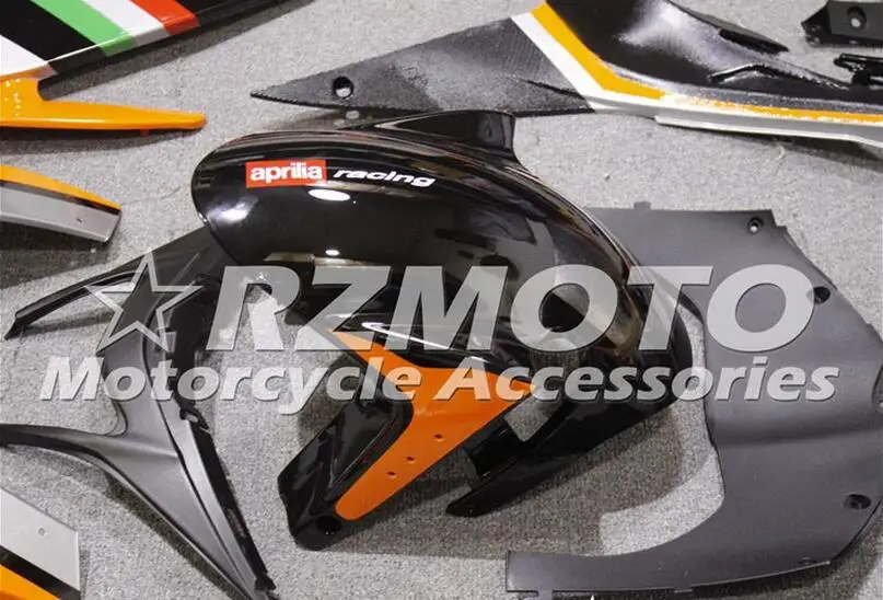 Полный мотоцикл Полный обтекатели комплект подходит для Aprilia RSV4 1000 2010 2011 2012 2013 АБС-пластик orange