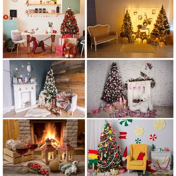 

SHENGYONGBAO Vinyl Custom Photography Backdrops Christmas day Theme Photography Background 91106DJ-05