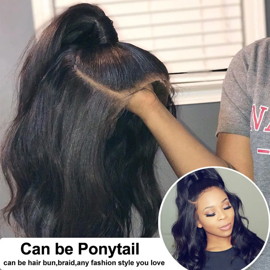 Silk Base Wigs Human Hair Wigs Silk Base Body Wave Human Hair Wigs 13�4 Lace Frontal Wig For Black Women Pre Plucked Baby Hair