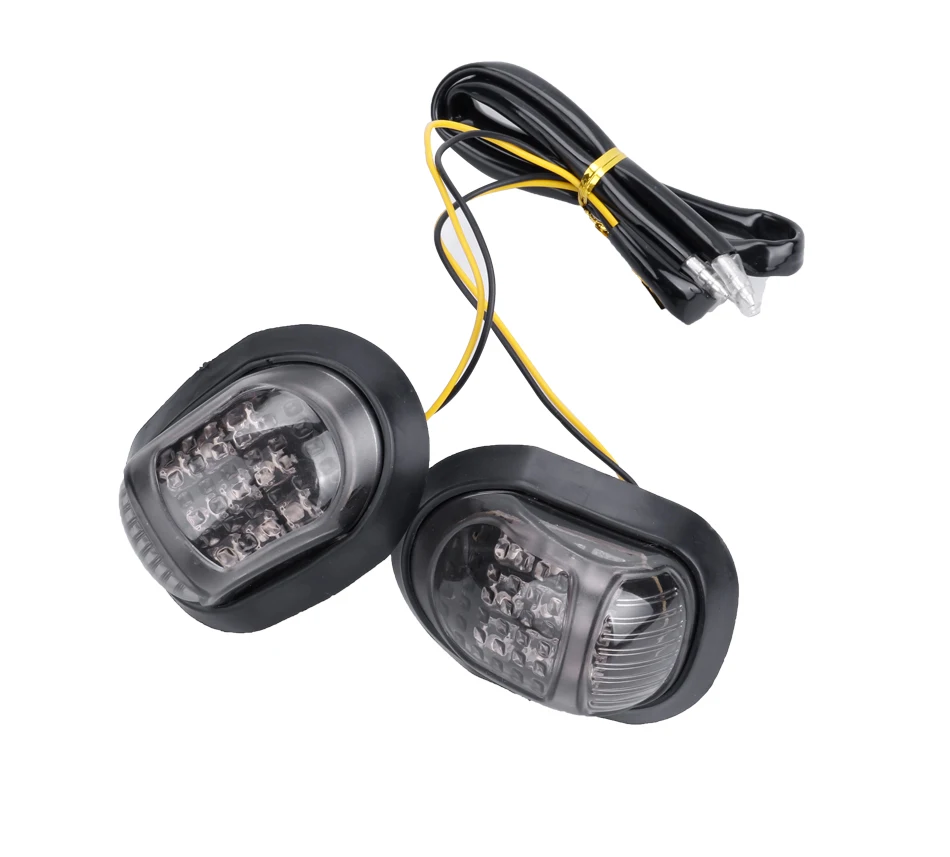 CARLitek желтый сигнальные огни 12V светодиодные лампы для универсальный указатель поворота для мотоцикла мото поворотов дневной и ночной Светильник автомобильный световой указатель лампа