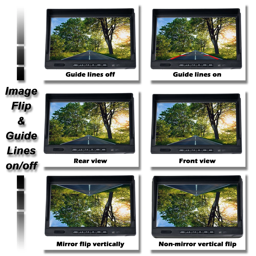 Видеорегистратор AHD на 4 канала 10 1 дюйма камера заднего вида с ночным
