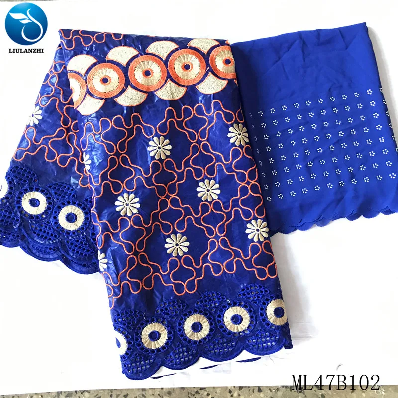 

Liulanzhi Bazin Riche Ruban Dentelle Basin Riche African Fabric Brocade Jacquard Fabric Net Scarf 7yard ML47B101/ ML47B101