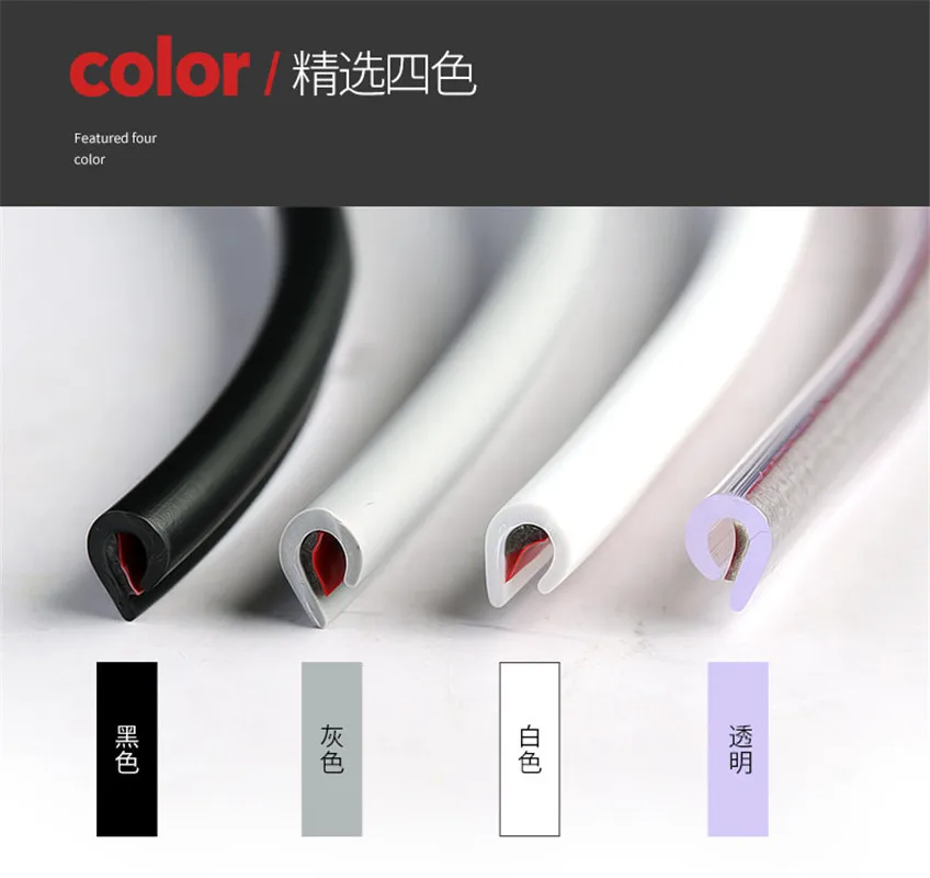 

Universal Car Door Scratch Protector/Edge Guard Cover Crash Bar Anti Collision Bumper Protection Car Sticker Strip Auto Styling
