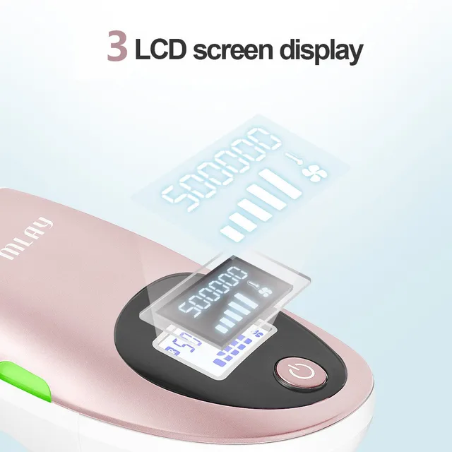 3-in-1レーザー脱毛装置,モデルt3,ipl,永久電気スパチュラ,顔と