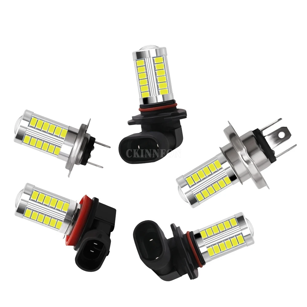 200 шт./лот супер белый H4 H7 H8 H11 9005 9006 1156 1157 33SMD светодиодная Автомобильная