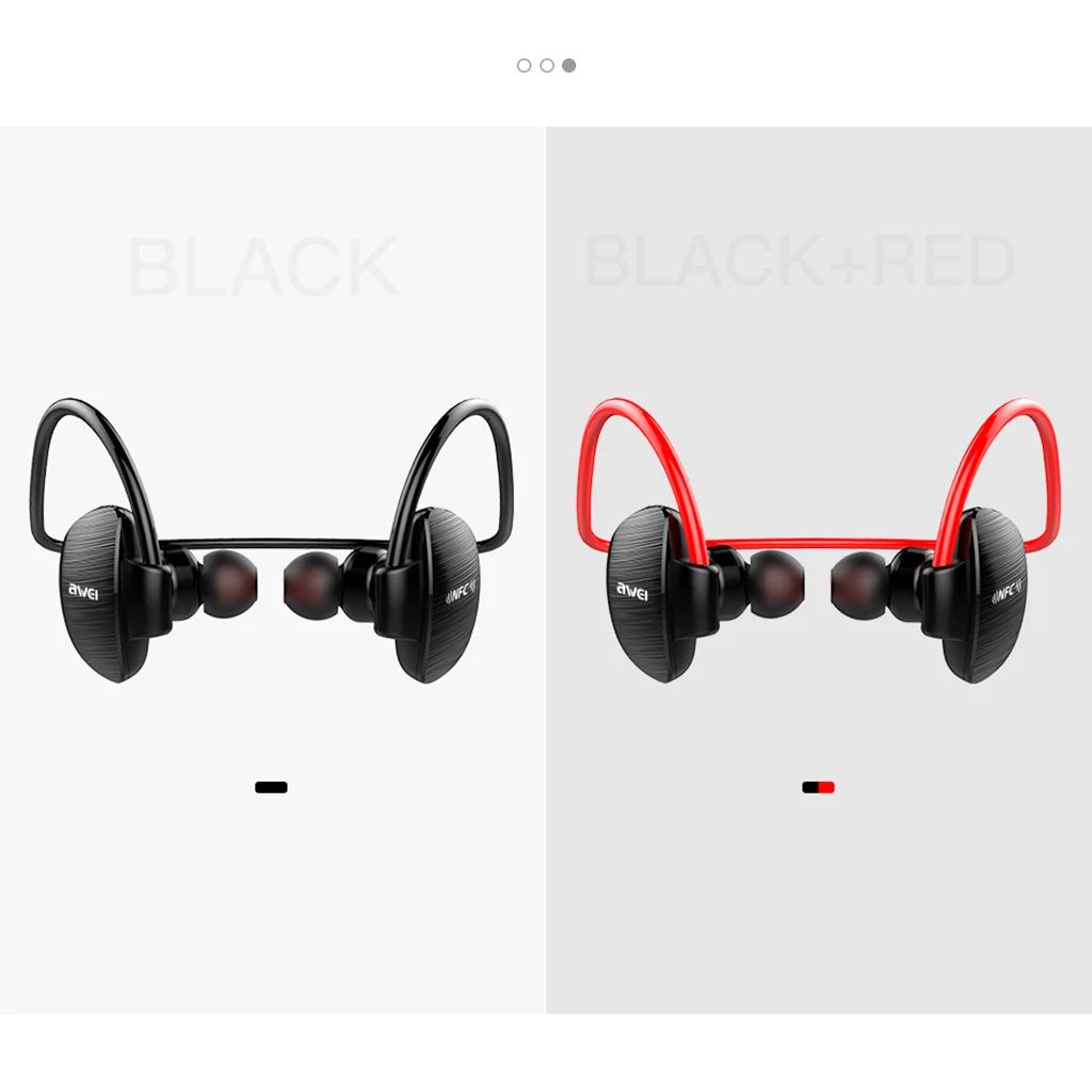 Sport Bluetooth 4.2 Stereo Earpiece Waterproof NFC Neckband Headset