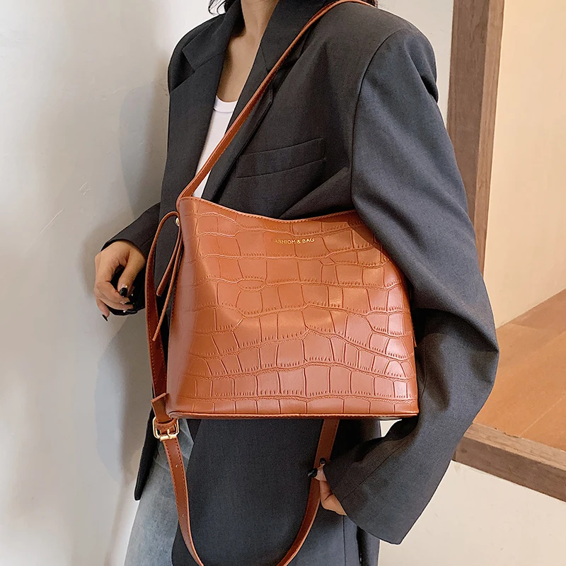 

VeryMe New Pu Leather Shoulder Bags For Women's Casual Handbags Fashion Solid Color Ladies Totes Large Capacity Top-Handle Pouch