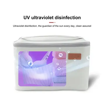 

Ultraviolet Sterilizer Portable Uvc Disinfect Clothes Sterilization Bag Phone Mask Sterilizer Box Led Uvc Disinfection Lamp