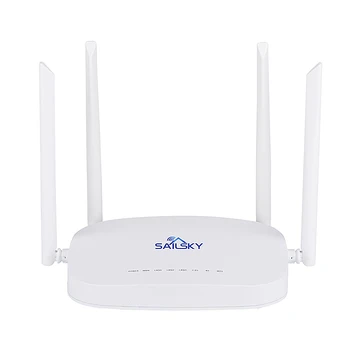 

Sailsky Unlock 4G LTE Wireless Router MT7628N Chipset 300Mbps Wifi Router 4Pcs Antennas with Sim Card Slot LAN Port EU Plug