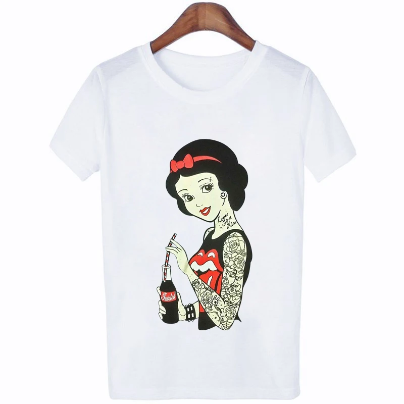 WVIOCE Harajuku стиль тонкая секция футболка женские летние топы забавная футболка с графическим принтом модная женская футболка одежда