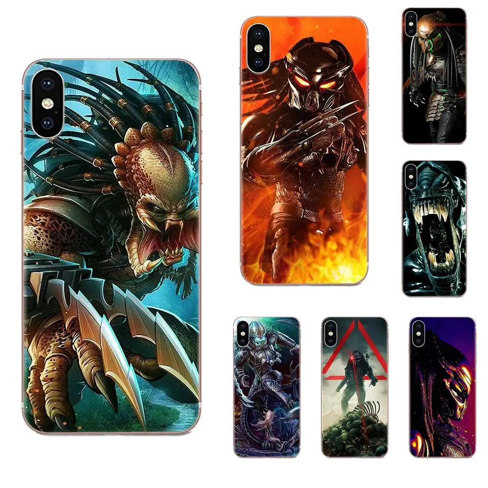 Alien Vs Predator Transparent Top Detailed Popular Cheap Wholesale For Xiaomi Redmi Note 2 3 3S 4 4A 4X 5 5A 6 6A Pro Plus | Мобильные
