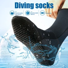 

Neoprene Diving Socks 3MM Beach Socks Coldproof Waterproof Anti-Slip keep Warm Outdoor Swimming SockSnorkling Surfing Wetsuit
