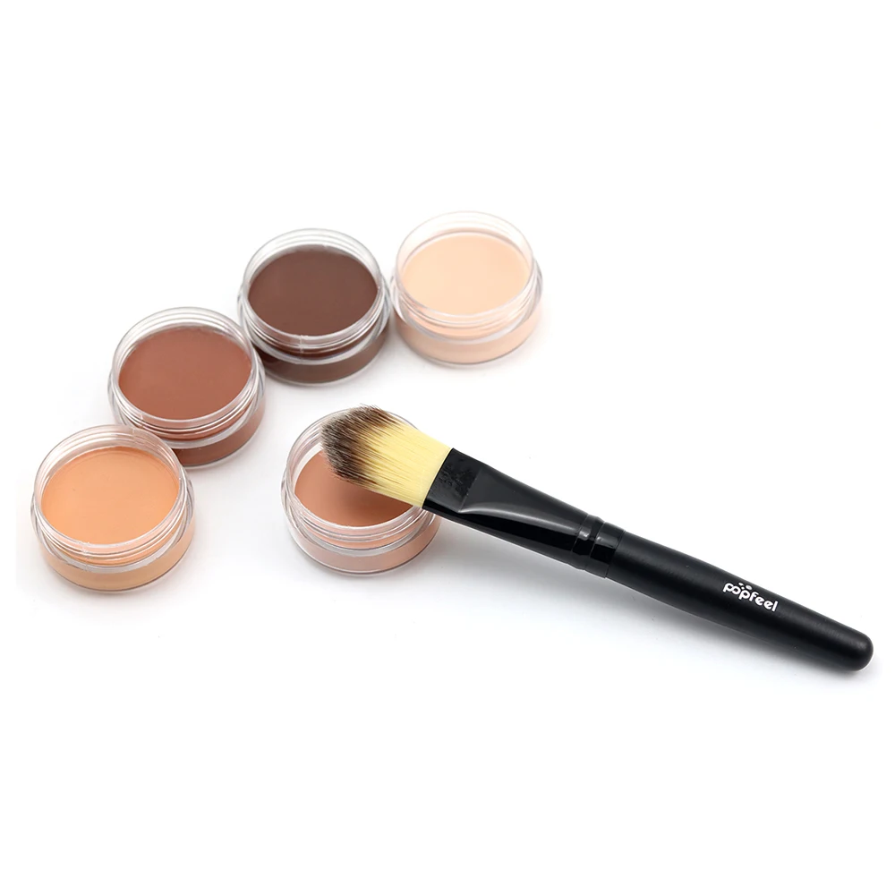 Full Cover Base Concealer Cream Women Face Makeup Dark Spot Blemish Concealer Contouring Corretive Liquid Foundation TSLM2