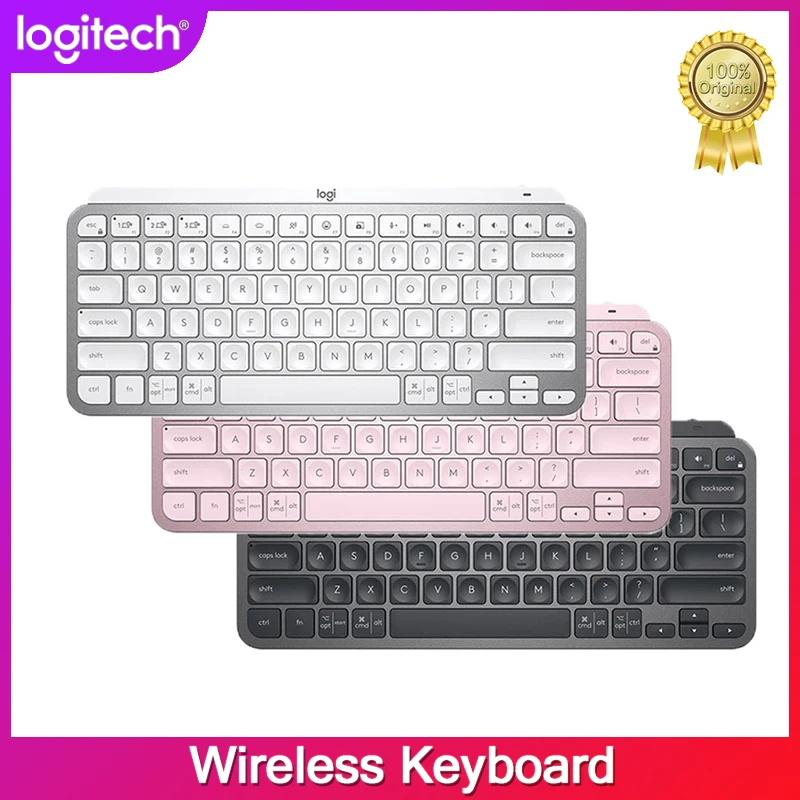LogitechMxKeysMiniWirelessWaterproofBluetoothKeyboardCharge