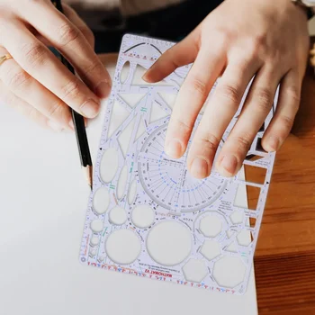 

2PCS Hollow-out Ruler Tool Flowery Curve Ruler Student Working Staff Ruler