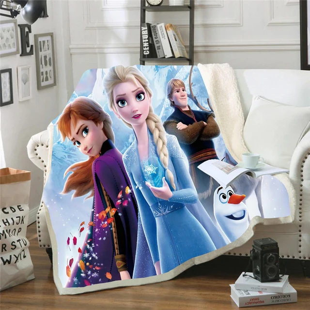 aanvaardbaar veiling debat Disney Frozen Deken Warm Kinderen Kids Deken Bank Dekbedovertrek Reizen  Beddengoed Outlet Fluwelen Pluche Worp Fleece Deken|Deken| - AliExpress