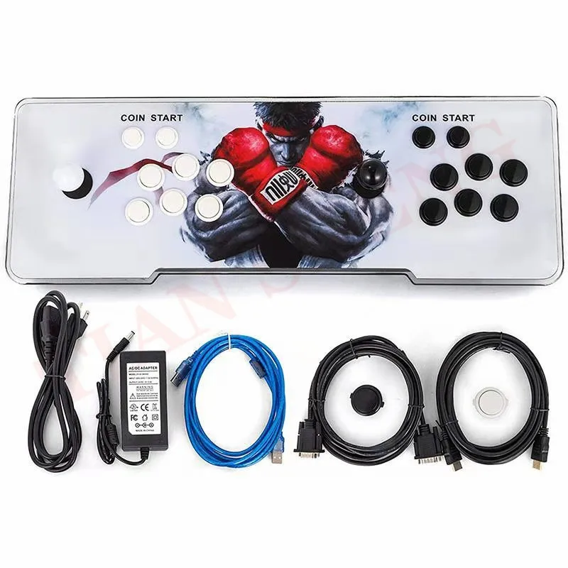 New Box 9d 2222 in 1 arcade game console 2 players joystick button Built in 2222 games HDMI VGA for pc ps3 tv