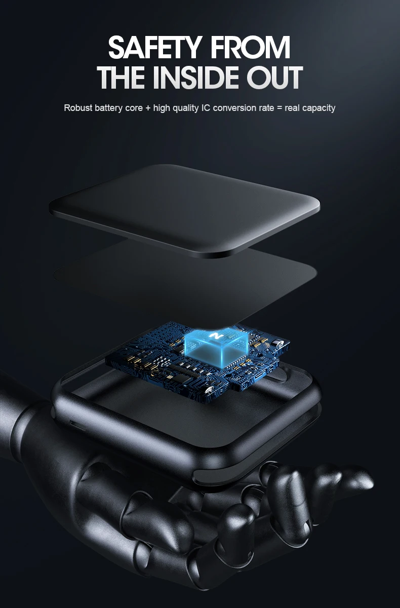 NOHON A1579 A1578 батарея для Apple Watch Series 1 42 мм S1 A1761 Серия 1 38 мм оригинальная реальная емкость Bateria 246 мАч 205 мАч