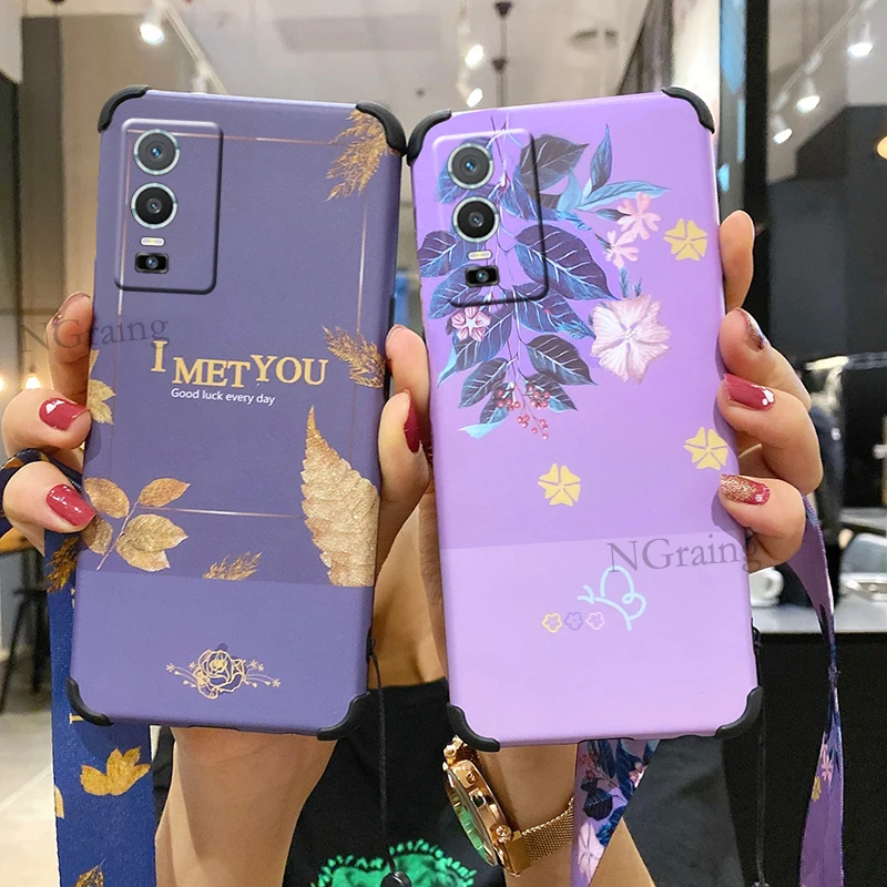 Чехол для телефона с ремешком на шею VIVO Y76 | Мобильные телефоны и аксессуары