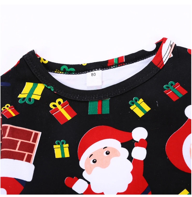 Baby Romper Girl Christmas Jumpsuit Boy Onesie Newborn Clothes Toddler Costume Spring Fall Winter Long Sleeve Santa Claus