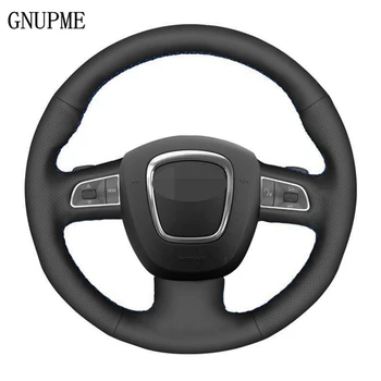 

Black Artificial Leather Car Steering Wheel Cover For Audi Audi A3 8P Sportback A4 B8 Avant A5 8T A6 C6 A8 D3 Q7 8R Q5 4L S4 S3