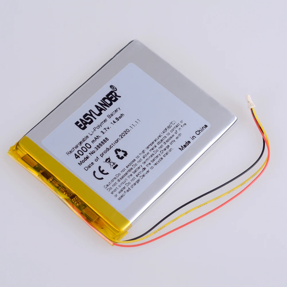 Bateria Universal Li-ion para Tablet pc Thread 386888 3.7v 4000mah 357090 E-book Onyx Boox Darwin 3 - Image 5