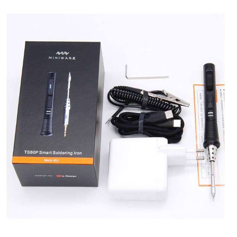 dailymall Portable TS80P 30W Smart Electric Soldering Iron Digital 12V Welding Tool dailymall Portable TS80P 30W Smart Electric Soldering Iron Digital 12V Welding Tool