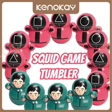 

KENOKAY Squid game Tumbler Characters Model Children's Gift Tumbler Desktop Game