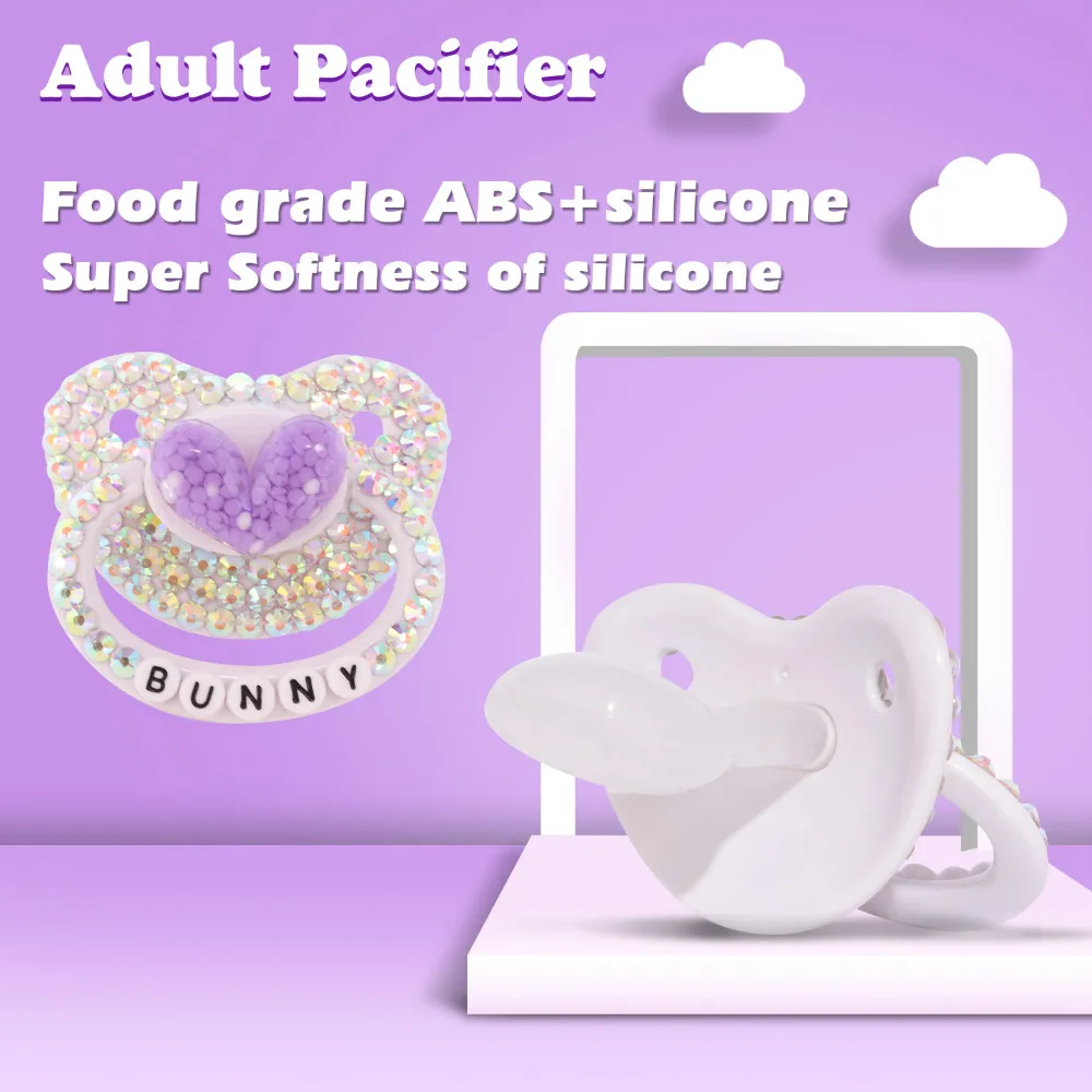 Сияющий милый узор ABDL соска для взрослых детей 100% ручная работа DDLG взрослый