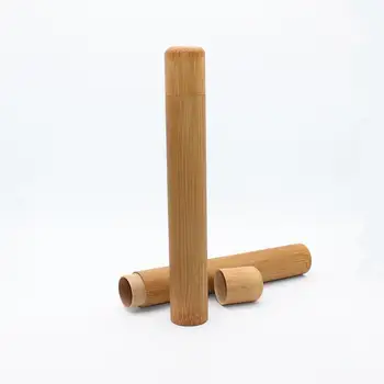 

Newly Eco Friendly Bamboo Tube Toothbrush with Portable Travel Storage Case Set CTN88