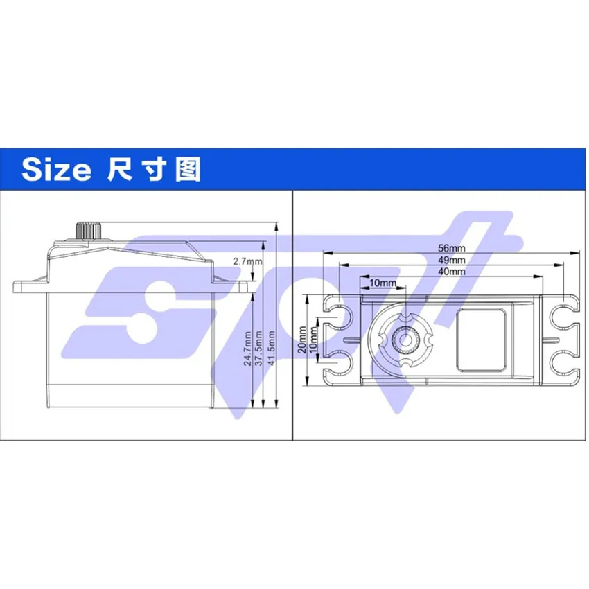 SPT SPT5630 30 кг бесщеточный двигатель цифровой сервопривод с высоким разрешением и