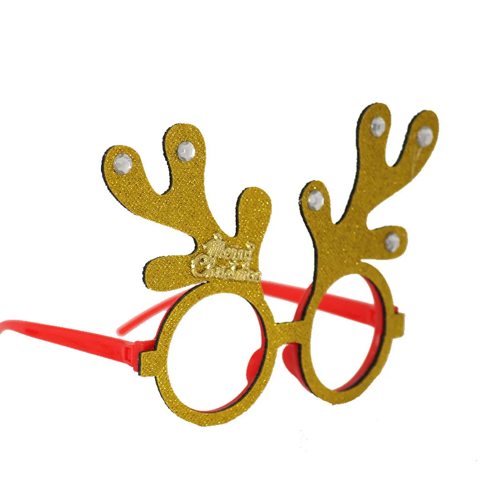 Christmas decoration glasses in party  100% brand new Christmas glasses snowman frame Happy New Year kids love Christmas 30A15 (33)