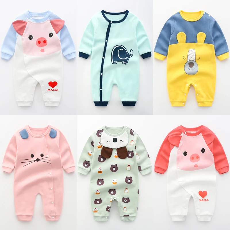2020 одежда для новорожденных комбинезоны маленьких мальчиков и девочек костюм в