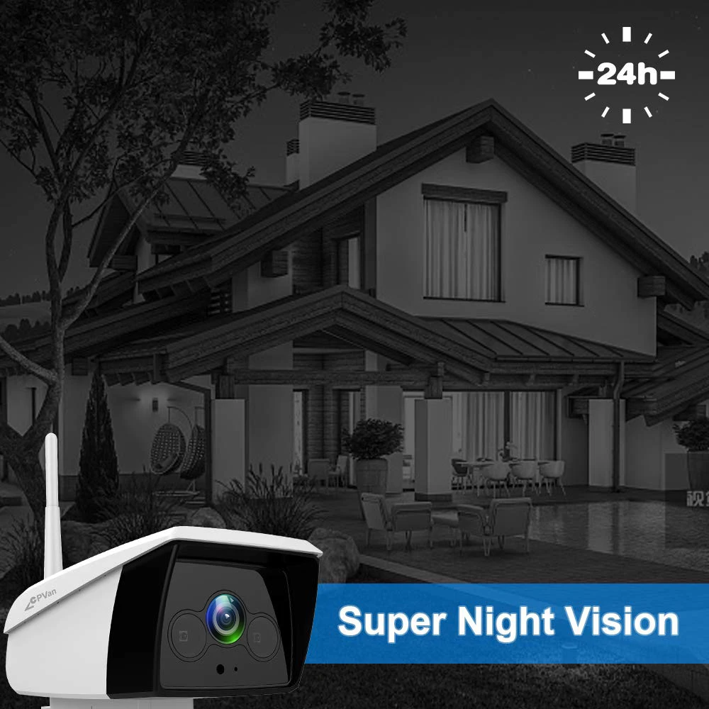 CPVan 3MP IP камера камера видеонаблюдения CCTV камера WiFi камера видеонаблюдение наружная домашняя камера безопасности 1536P камера наблюдения 10 м ночное видение Обнаружение движения