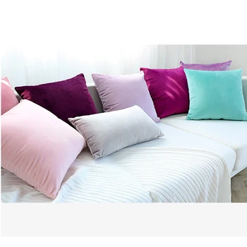 

Luxury Velvet Green Blue Gray Cushion Cover Pillow Cover Pillow Case Yellow White Black Home Decorative Sofa Throw Pillows Chair