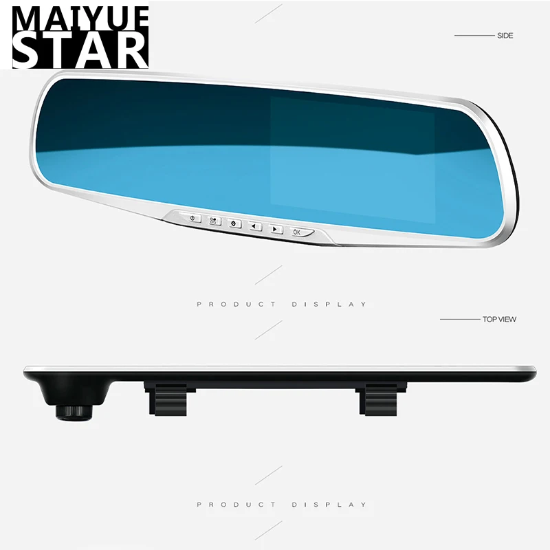 Mayatt Star 4 3 &quotFull HD 1080 p DVR автомобильная камера Автомобильное зеркало заднего вида