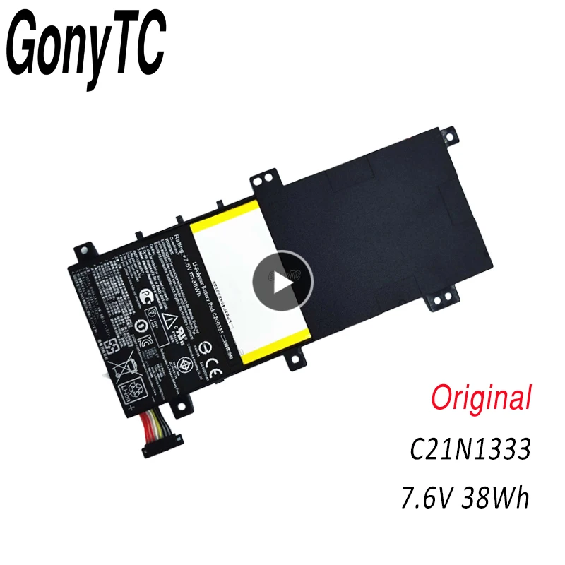 Оригинальный аккумулятор GONYTC 7 5 в 38 Втч 5060 мАч C21N1333 для ноутбука ASUS TP550L TP550LA TP550LD