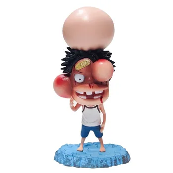 

18cm Monkey D Luffy Figurine Anime One Piece Figures Swollen Face Luffy Action Figure Luffi Figur PVC Collection Model Toys