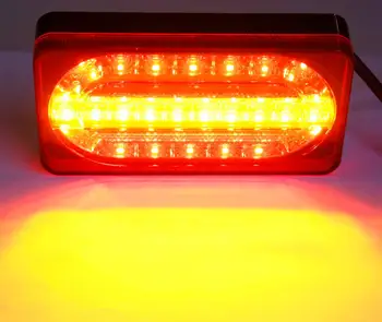 

2pcs 12 V Led Universal car Trailer lights Taillight Brake Steering Rear Reflector