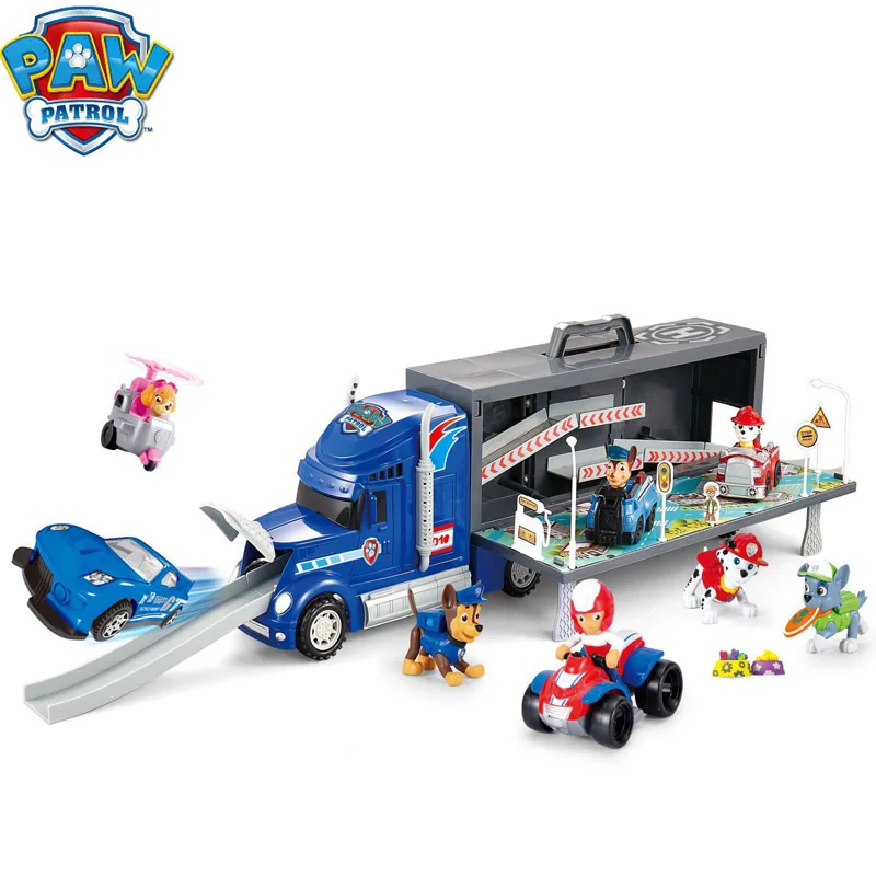 Paw Patrol Tower с музыкальным щенком Patrulla Canina Lookout Tower фигурка аниме игрушки для детей Рождественский подарок 2D64