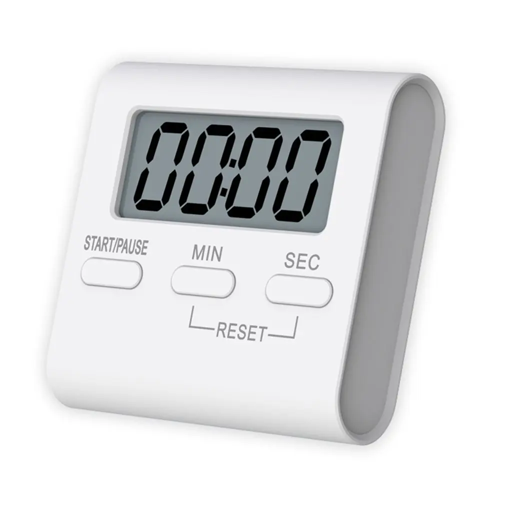Digital Kitchen Timer Magnetic Countdown Stopwatch Timer With Loud Alarm Big Digit Back Stand Hanging Hole